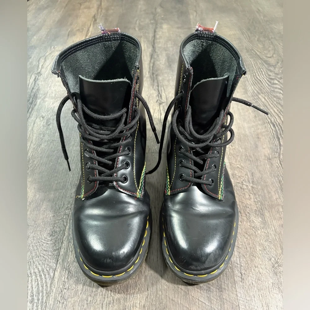 DR. MARTENS 1460 Pride 8-Eye Boot - Picture 3 of 9